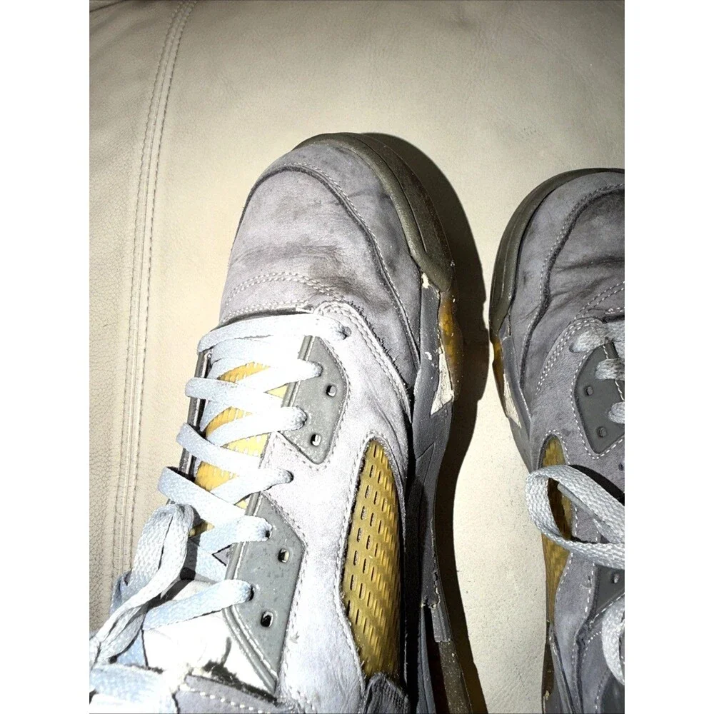 Nike Air Jordan 5 Retro Wolf Grey Men's Shoes Size 11 136027-005